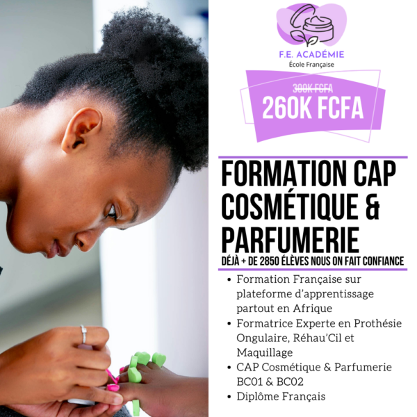 formation cap cosmetique et parfumerie en afrique